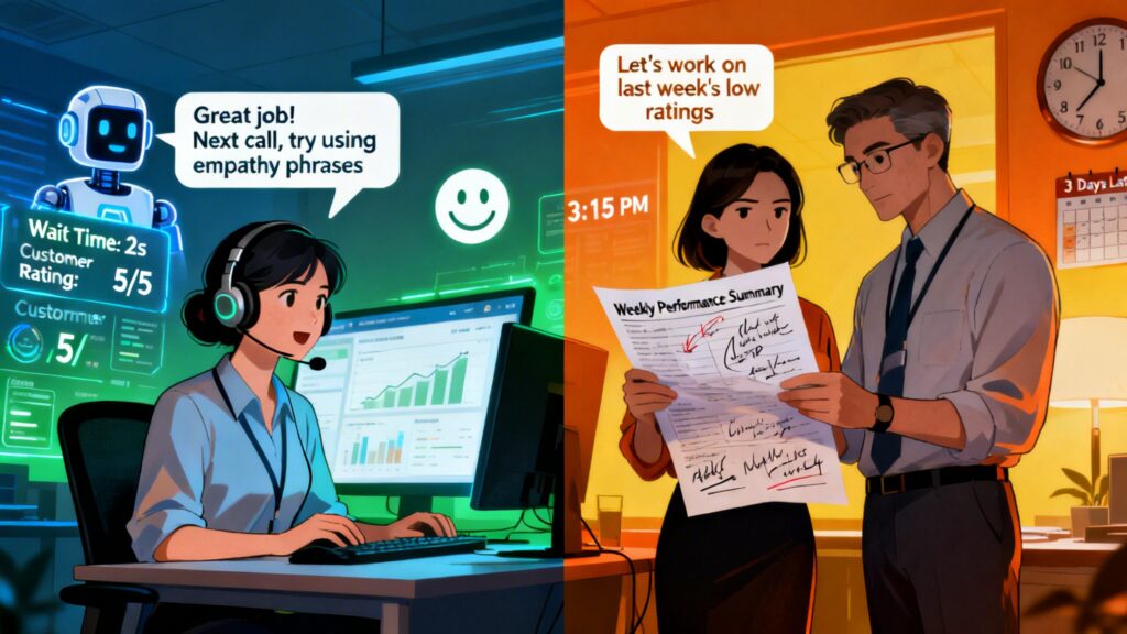 Real-Time AI Coaching vs. Reactive Coaching: Which Delivers Faster Results