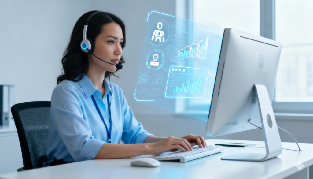 Reduced Handle Time (AHT) Through AI Analytics