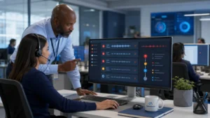 Contact center supervisors using AI-supported customer escalation management to prioritize calls